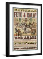 Sanger's Fete and Gala-null-Framed Giclee Print