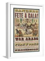 Sanger's Fete and Gala-null-Framed Giclee Print