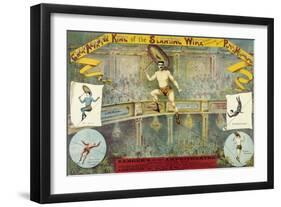 Sanger's Grand National Amphitheatre. the Great Alvantee-Henry Evanion-Framed Premium Giclee Print