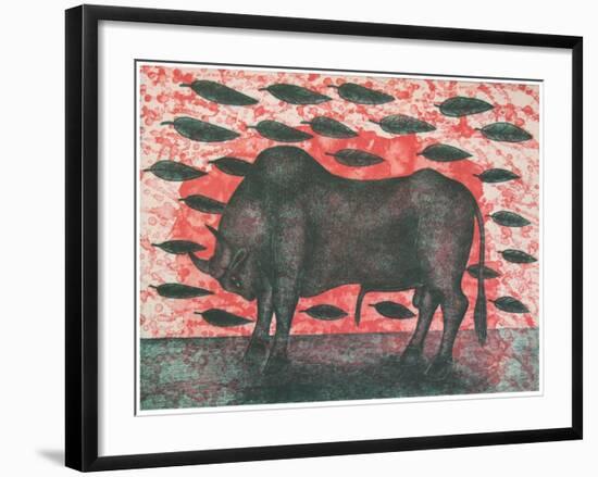 Sangre De Toro, 2001-Juan Alcazar-Framed Giclee Print