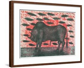 Sangre De Toro, 2001-Juan Alcazar-Framed Giclee Print