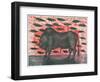 Sangre De Toro, 2001-Juan Alcazar-Framed Giclee Print