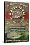 Sanibel, Florida - Alligator Tours Vintage Sign-Lantern Press-Stretched Canvas