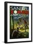 Sanibel, Florida - Zombie Apocalypse-Lantern Press-Framed Art Print