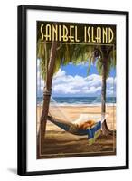 Sanibel Island, Florida - Hammock-Lantern Press-Framed Art Print