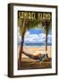 Sanibel Island, Florida - Hammock-Lantern Press-Framed Art Print