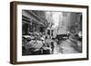 Sanitation Trucks Collecting Garbage-null-Framed Photographic Print