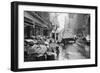 Sanitation Trucks Collecting Garbage-null-Framed Photographic Print