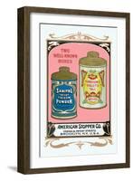 Sanitol Talcum Powder and Floressence Violette Talc-null-Framed Art Print