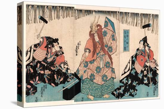 Sanjo Kokaji No Manebigoto Zu-Utagawa Kunisada-Stretched Canvas