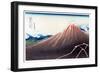 Sanka Haku from 36 views of Mount Fuji, pub. c.1890-Katsushika Hokusai-Framed Giclee Print