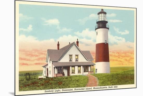 Sankaty Lighthouse, Nantucket, Massachusetts-null-Mounted Art Print