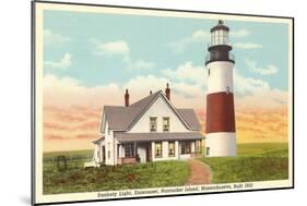 Sankaty Lighthouse, Nantucket, Massachusetts-null-Mounted Art Print