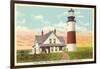 Sankaty Lighthouse, Nantucket, Massachusetts-null-Framed Art Print