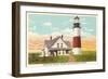 Sankaty Lighthouse, Nantucket, Massachusetts-null-Framed Premium Giclee Print