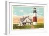 Sankaty Lighthouse, Nantucket, Massachusetts-null-Framed Premium Giclee Print