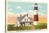 Sankaty Lighthouse, Nantucket, Massachusetts-null-Stretched Canvas