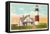 Sankaty Lighthouse, Nantucket, Massachusetts-null-Framed Stretched Canvas