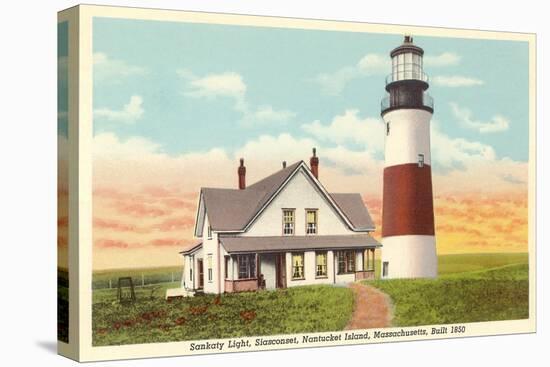 Sankaty Lighthouse, Nantucket, Massachusetts-null-Stretched Canvas