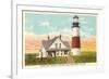 Sankaty Lighthouse, Nantucket, Massachusetts-null-Framed Premium Giclee Print