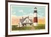 Sankaty Lighthouse, Nantucket, Massachusetts-null-Framed Premium Giclee Print