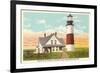 Sankaty Lighthouse, Nantucket, Massachusetts-null-Framed Premium Giclee Print