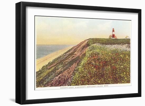 Sankaty Lighthouse, Siasconset, Nantucket, Massachusetts-null-Framed Art Print