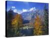 Sankt Bartholoma Church on Lake Konigssee-Walter Geiersperger-Stretched Canvas