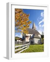 Sankt Magdalena, Valley Villnoess, Dolomites. Italy, South Tyrol-Martin Zwick-Framed Photographic Print