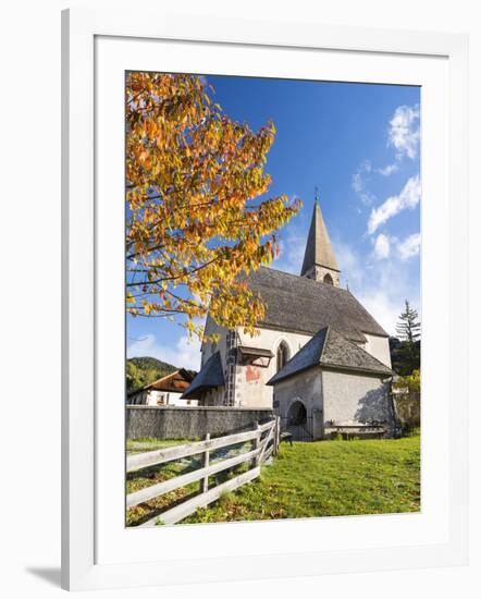 Sankt Magdalena, Valley Villnoess, Dolomites. Italy, South Tyrol-Martin Zwick-Framed Photographic Print