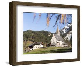 Sankt Magdalena, Valley Villnoess, Dolomites. Italy, South Tyrol-Martin Zwick-Framed Photographic Print