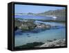 Sanna Beach from Portuairk, Ardnamurchan, Highland Region, Scotland, United Kingdom-Kathy Collins-Framed Stretched Canvas