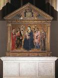 Madonna and Child with Saints and Christ in Pieta, 1461-63-Sano di Pietro Sano di Pietro-Giclee Print