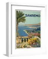 Sanremo / Alicandri Roma-Barabino e Graeve-Framed Art Print