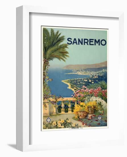 Sanremo / Alicandri Roma-Barabino e Graeve-Framed Art Print