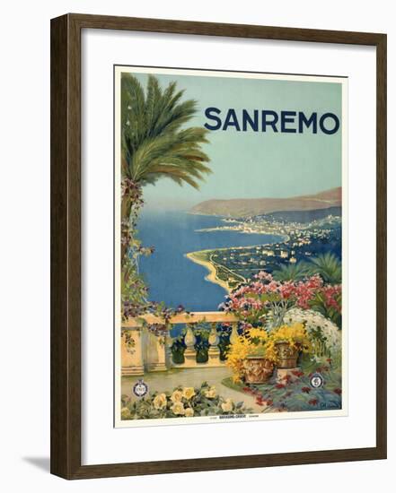 Sanremo / Alicandri Roma-Barabino e Graeve-Framed Art Print