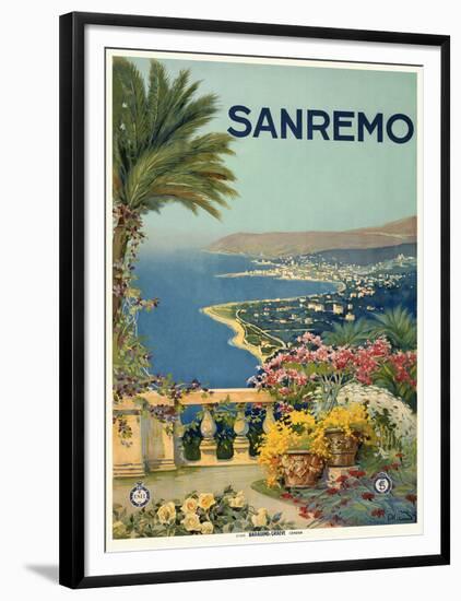 Sanremo / Alicandri Roma-Barabino e Graeve-Framed Art Print