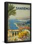 Sanremo Italy Tourism Travel Vintage Ad Poster Print-null-Framed Poster