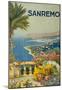 Sanremo Italy Tourism Travel Vintage Ad Poster Print-null-Mounted Poster