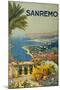 Sanremo Italy Tourism Travel Vintage Ad-null-Mounted Art Print