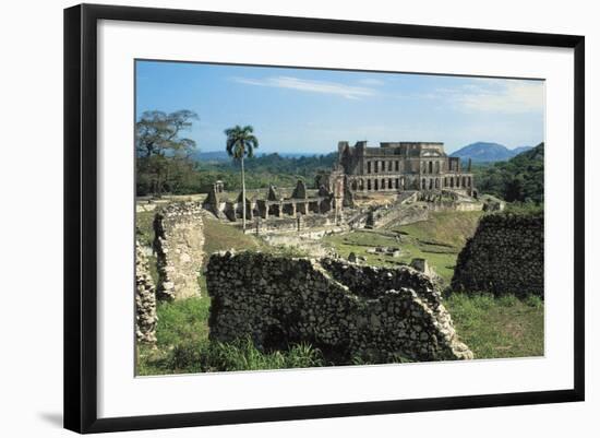 Sans-Souci Palace, 1810-1813, Milot (Unesco World Heritage List, 1982), Nord Department, Haiti-null-Framed Photographic Print