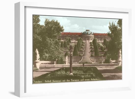 Sanssouci Castle, Potsdam, Germany-null-Framed Art Print