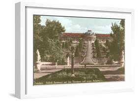 Sanssouci Castle, Potsdam, Germany-null-Framed Art Print