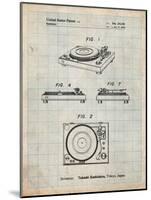 Sansui Turntable 1979 Patent-Cole Borders-Mounted Art Print