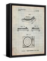 Sansui Turntable 1979 Patent-Cole Borders-Framed Stretched Canvas