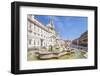 Sant'Agnese in Agone Church and the Fontana Del Moro in the Piazza Navona, Rome, Lazio-Neale Clark-Framed Photographic Print