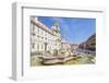 Sant'Agnese in Agone Church and the Fontana Del Moro in the Piazza Navona, Rome, Lazio-Neale Clark-Framed Photographic Print