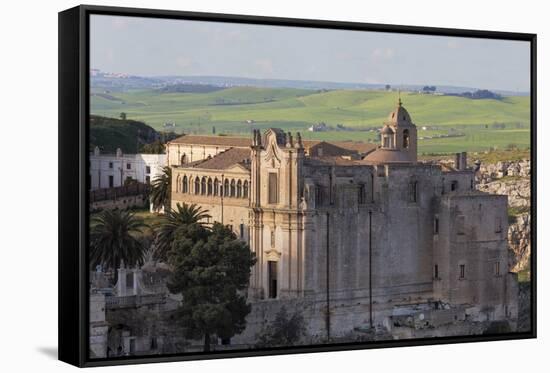 Sant'Agostino Convent in the Sassi Area of Matera, Basilicata, Italy, Europe-Martin-Framed Stretched Canvas