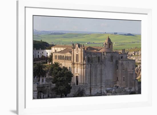 Sant'Agostino Convent in the Sassi Area of Matera, Basilicata, Italy, Europe-Martin-Framed Photographic Print