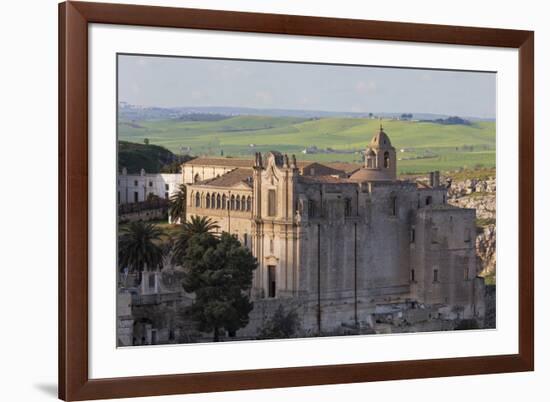 Sant'Agostino Convent in the Sassi Area of Matera, Basilicata, Italy, Europe-Martin-Framed Photographic Print